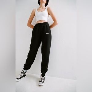 Black iets frans Sweatpants Joggers (Size S)